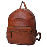 Spaghetti Western Swc416Cg Backpack Vintage Handmade Drum Dyed Genuine European Cowhide Leather Women Bag Western Handbag Purse