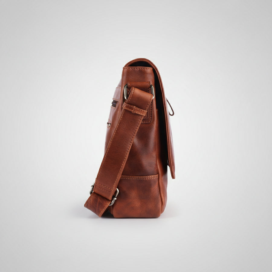 Spaghetti Western Swc428Tbrn Cross Body I Vintage Handmade Drum Dyed Genuine European Cowhide Leather Women Bag Western Handbag Purse