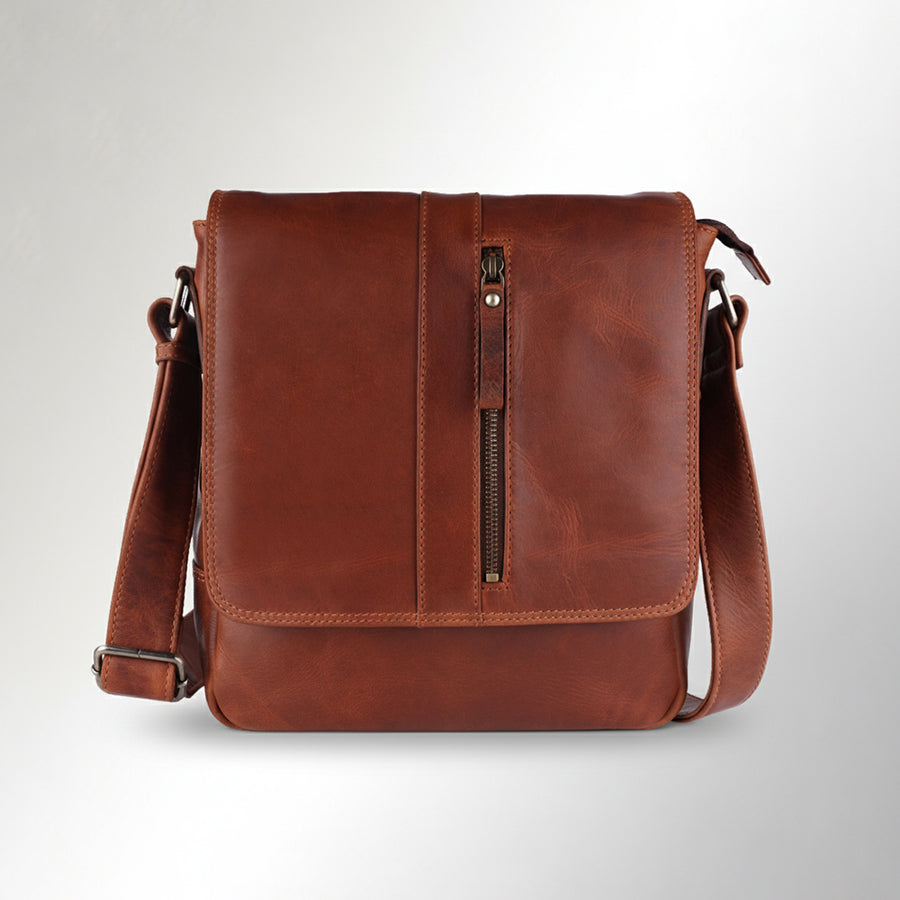 Spaghetti Western Swc428Tbrn Cross Body I Vintage Handmade Drum Dyed Genuine European Cowhide Leather Women Bag Western Handbag Purse