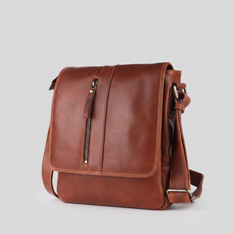 Spaghetti W. Swc428Tbrn Cross Body I Vintage Handmade Drum Dyed by Hilason – Cowboy and equestrian accessories