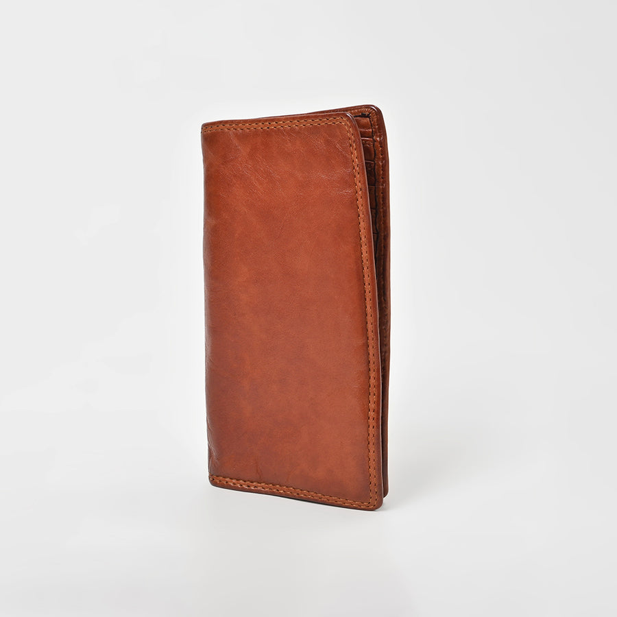 Spaghetti W. Swc437Cg Card-Holder Vintage Handmade Drum Dyed Genuine by Hilason – Cowboy and equestrian accessories
