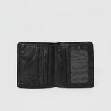 Spaghetti Western Swc444Blk Wallet Vintage Handmade Drum Dyed Genuine European Cowhide Leather Women Bag Western Handbag Purse