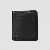 Spaghetti Western Swc444Blk Wallet Vintage Handmade Drum Dyed Genuine European Cowhide Leather Women Bag Western Handbag Purse