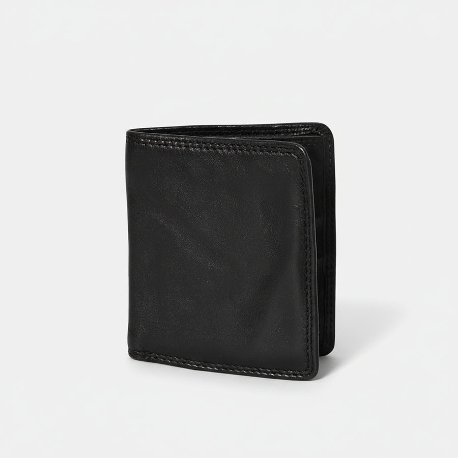 Spaghetti W. Swc444Blk Wallet Vintage Handmade Drum Dyed Genuine by Hilason – Cowboy and equestrian accessories
