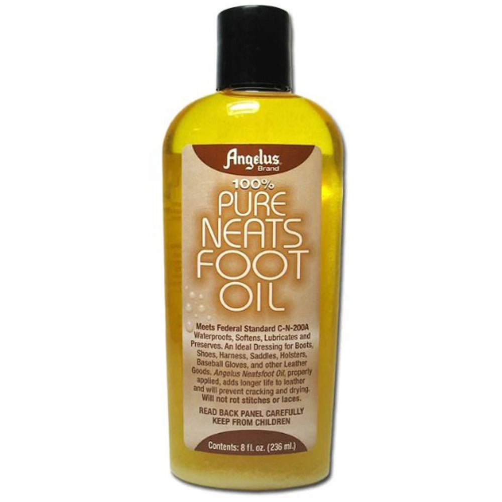 8 Oz Angelus Genuine 100% Pure Neatsfoot Oil