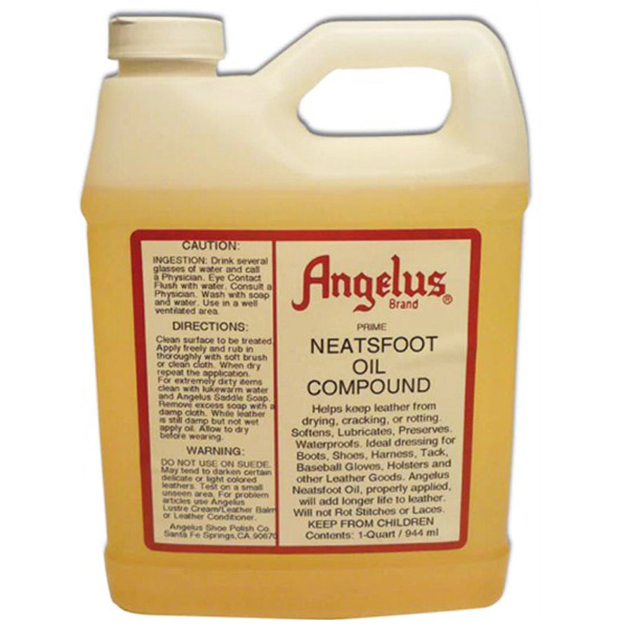 Angelus Neatsfoot Oil Compound, 1-quart bottle - Uhorse