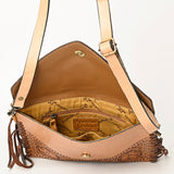American Darling ADBGF105A Envelope Hand Tooled Genuine Leather Women Bag Western Handbag Purse
