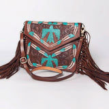 American Darling Envelope Hand Tooled Genuine Leather Women Bag Western Handbag Purse