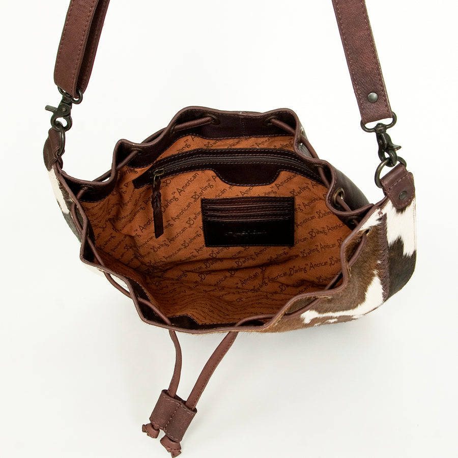 American Darling Hobo Hair-On Genuine Leather Women Bag Western Handbag Purse