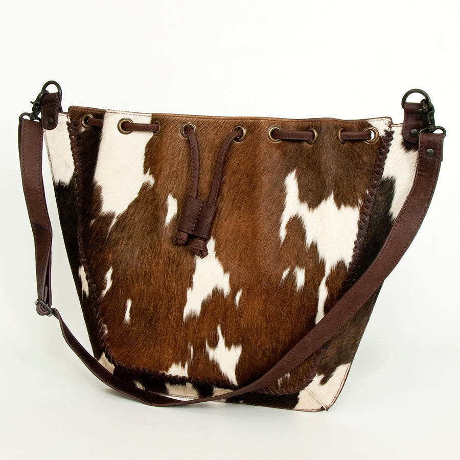 American Darling Hobo Hair-On Genuine Leather Women Bag Western Handbag Purse - Uhorse