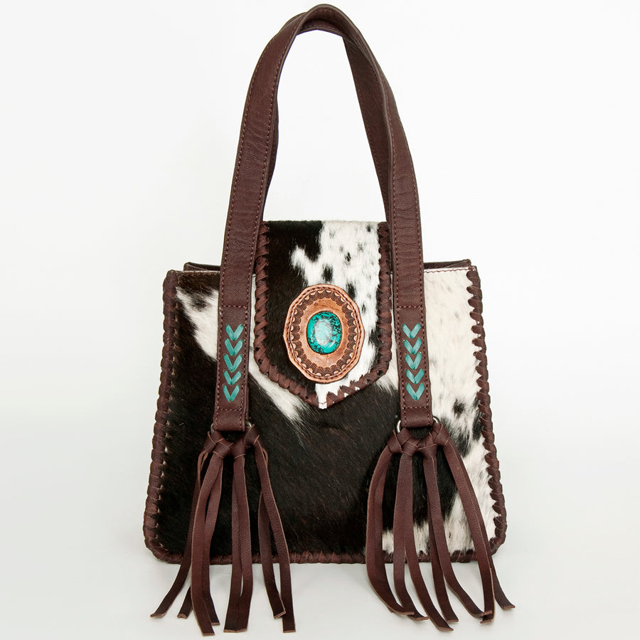 American Darling Tote Hair on Genuine Leather Western Women Bag Handbag Purse | Travel Bags College Casual
