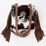 American Darling ADBG984 Crossbody Hair-On Genuine Leather Women Bag Western Handbag Purse