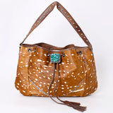 American Darling ADBG985B Bucket Hair-On Genuine Leather Women Bag Western Handbag Purse