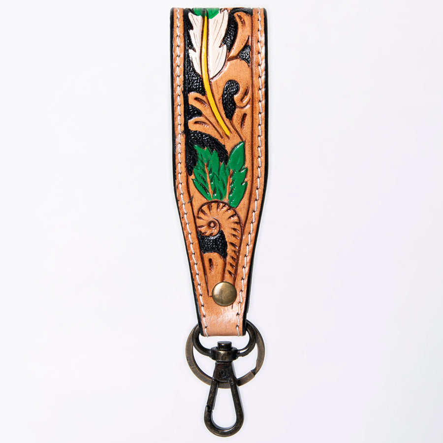 American Darling Hand Tooled Genuine Leather Handle Strap for Wristlet Bag Phone Wrist Keychain Wallet Purse Clutch Cellphone