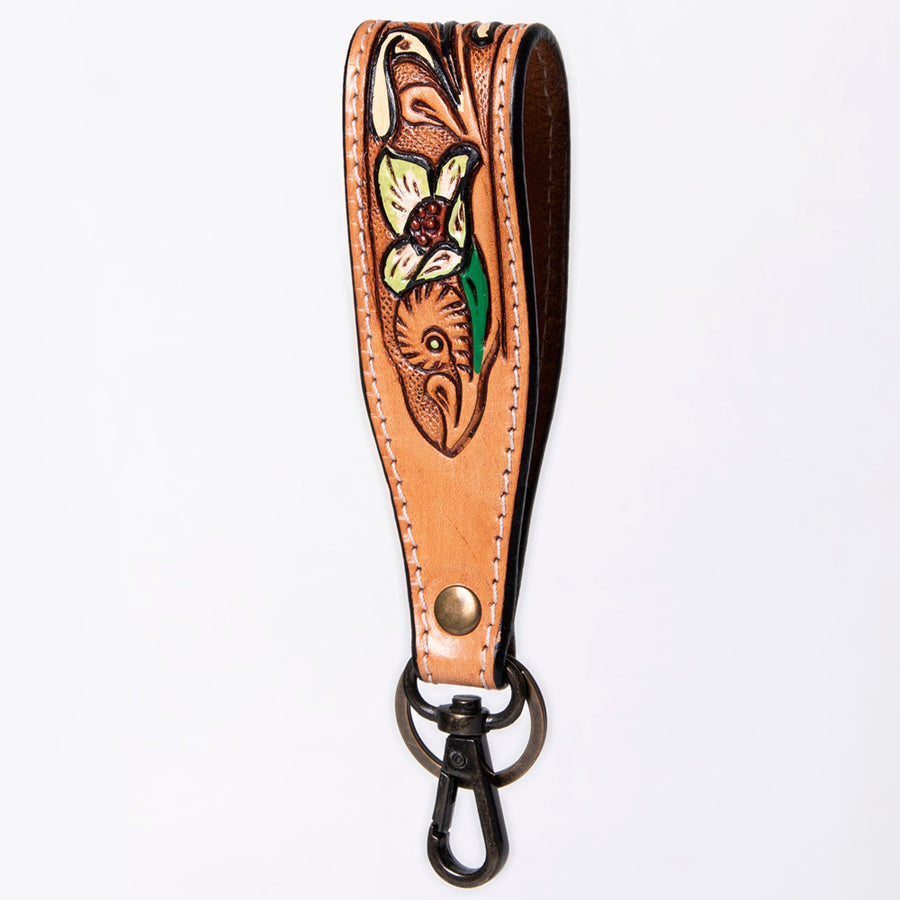 American Darling ADWSF126D Hand Tooled Genuine Leather Handle Strap by Hilason – Cowboy and equestrian accessories