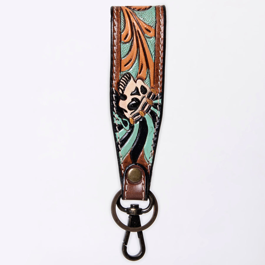 American Darling Hand Tooled Genuine Leather Handle Strap for Wristlet Bag Phone Wrist Keychain Wallet Purse Clutch Cellphone