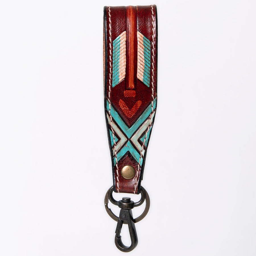 American Darling Hand Tooled Genuine Leather Handle Strap for Wristlet Bag Phone Wrist Keychain Wallet Purse Clutch Cellphone