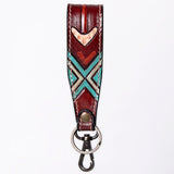 American Darling ADWSF126I Hand Tooled Genuine Leather Handle Strap For Wristlet Bags