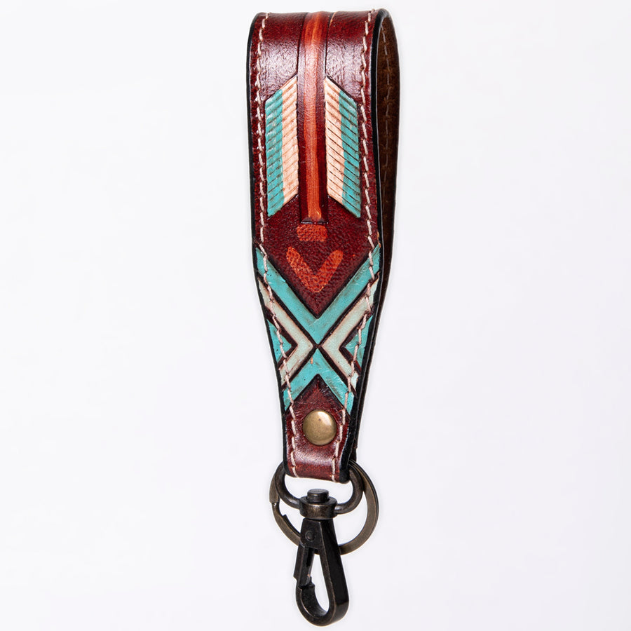 American Darling ADWSF126I Hand Tooled Genuine Leather Handle Strap by Hilason – Cowboy and equestrian accessories