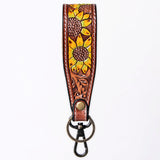 American Darling ADWSF126L Hand Tooled Genuine Leather Handle Strap For Wristlet Bags