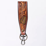 American Darling ADWSF126N Hand Tooled Genuine Leather Handle Strap For Wristlet Bags