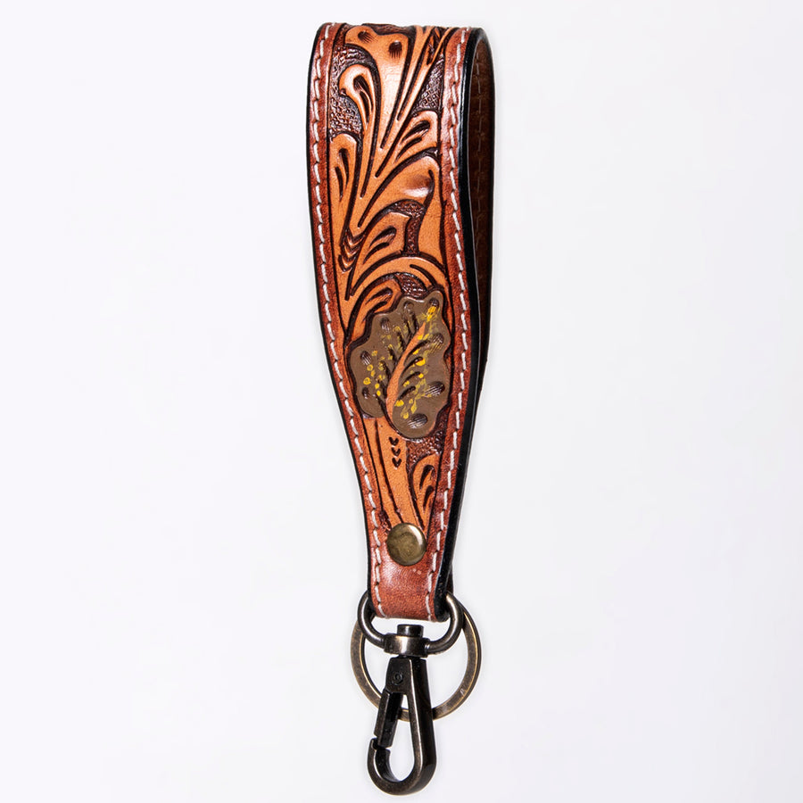 American Darling ADWSF126N Hand Tooled Genuine Leather Handle Strap by Hilason – Cowboy and equestrian accessories