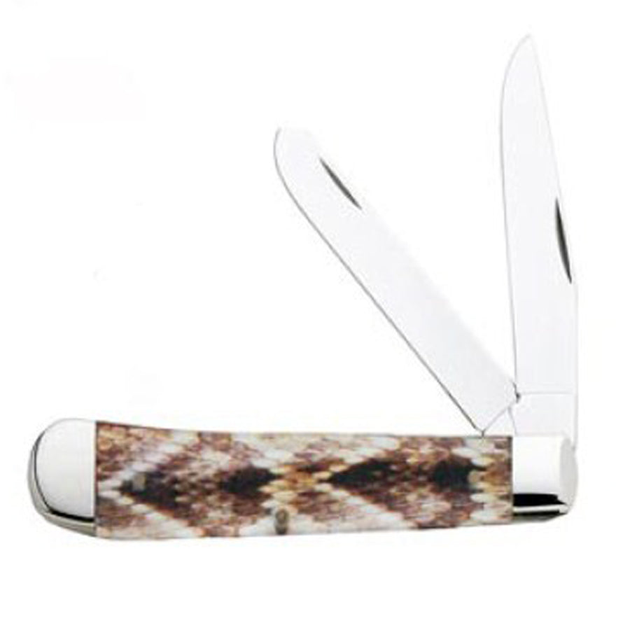 Circle Sh Cutlery Stainless Steel 4.5 In Trapper Style Pocket Knife - Uhorse