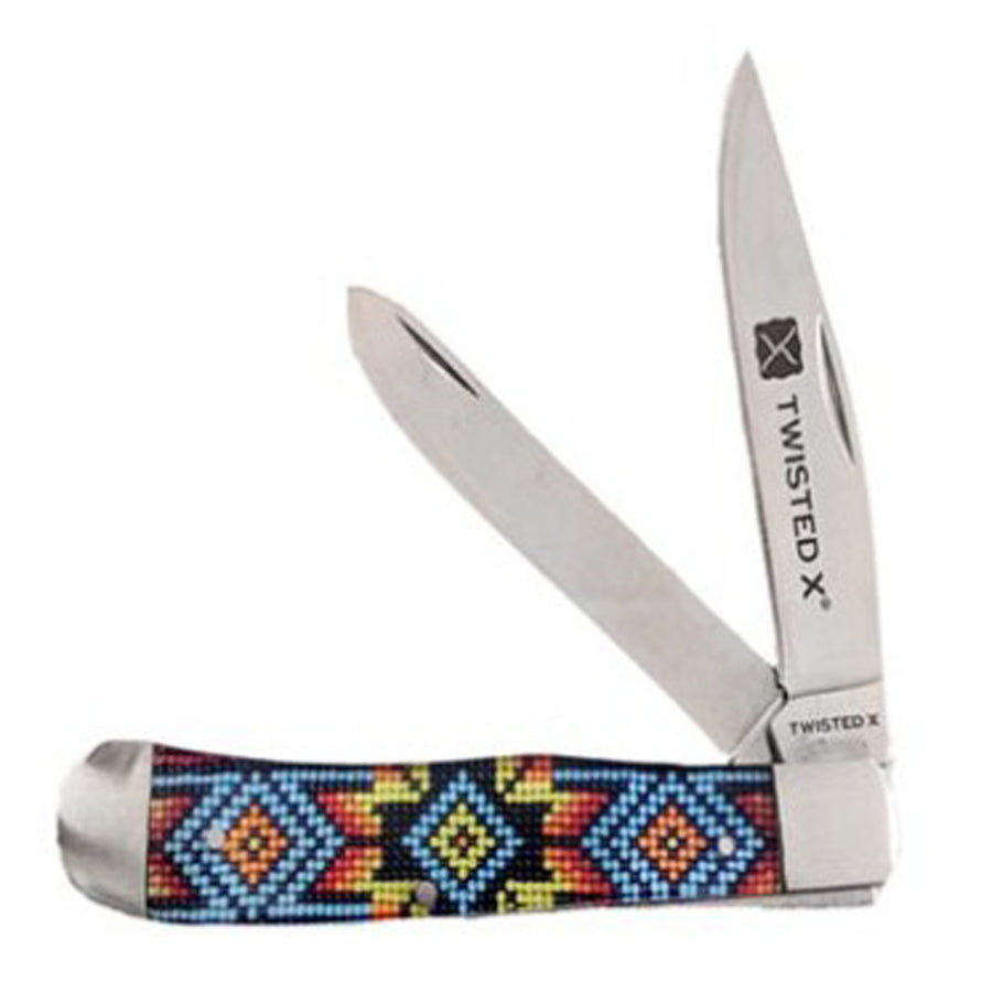 Twisted X Knife Sunburst Bead Pocket - Hilason