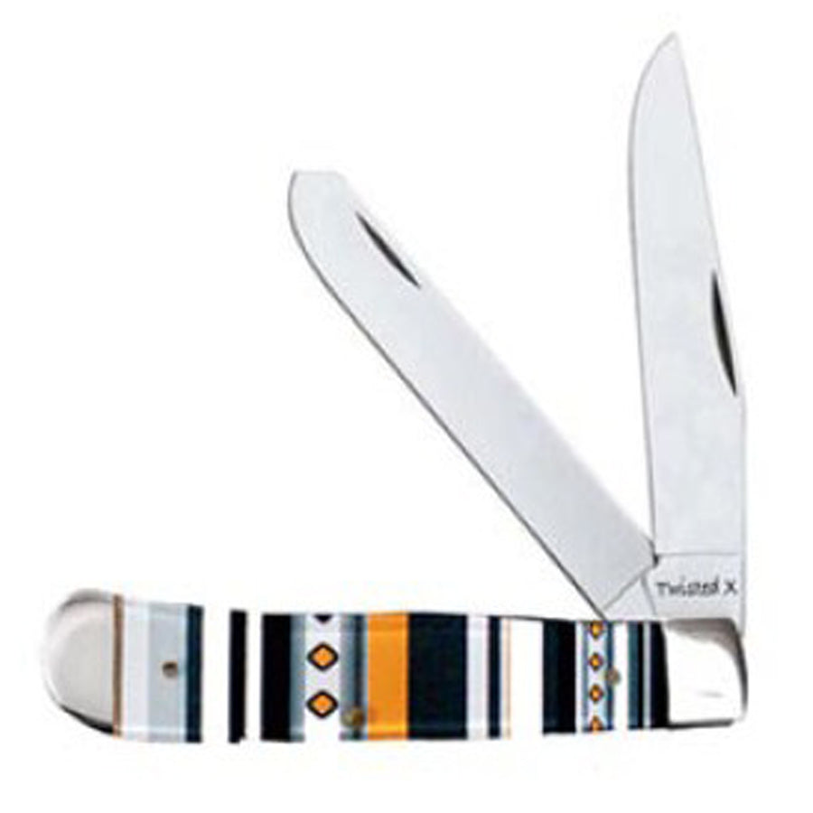 Twisted X black White Org Serape Knife - Uhorse