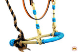 HILASON Western Horse Headstall Tack Bridle American Leather Bitless Rein