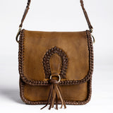 American Darling Cross Body Hair On Full Grain Genuine Leather Western Women Bag Handbag Purse | Cute