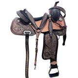Comfytack Western Horse Saddle Leather Barrel Trail Pleasure Tack Set Comfytack | Horse Saddle | Western Saddle | Treeless Saddle | Leather Saddle | Saddle for Horses