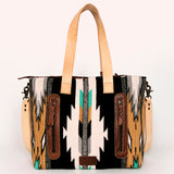 American Darling Tote Saddle Blanket Genuine Leather W. Women Bag