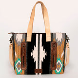 American Darling Tote Saddle Blanket Genuine Leather Women Bag Western Handbag Purse