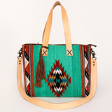 American Darling Tote Saddle Blanket Genuine Leather Women Bag Western Handbag Purse