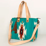 American Darling Tote Saddle Blanket Genuine Leather Women Bag Western Handbag Purse