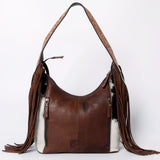 American Darling Hobo Hand Tooled Hair-On Genuine Leather Women Bag Western Handbag Purse