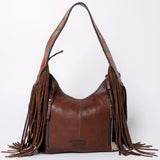 American Darling Hobo Hand Tooled Hair-On Genuine Leather Women Bag Western Handbag Purse