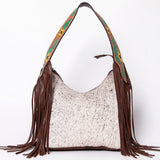 American Darling Hobo Hand Tooled Hair-On Genuine Leather Women Bag Western Handbag Purse