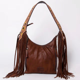 American Darling Hobo Hand Tooled Hair-On Genuine Leather Women Bag Western Handbag Purse