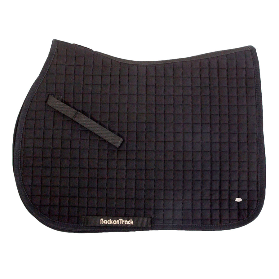 Black quilted saddle pad - Uhorse