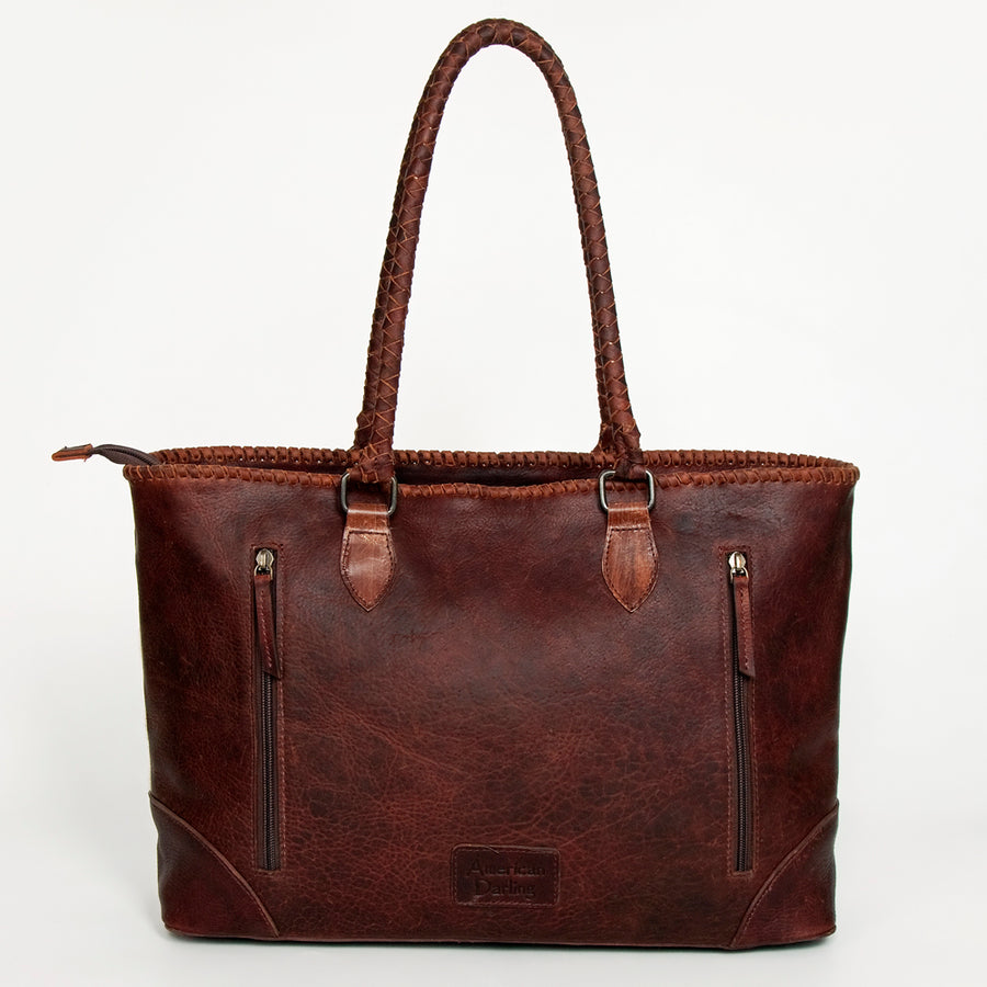 American Darling Tote Hand Tooled Saddle Blanket Genuine Leather Women Bag Western Handbag Purse
