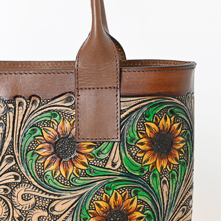 American Darling Tote Hand Tooled Genuine Leather Women Bag Western Handbag Purse