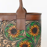 American Darling Tote Hand Tooled Genuine Leather Women Bag Western Handbag Purse