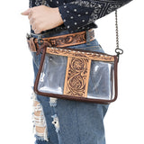 ADBGZ655 American Darling Hand Tooled Genuine Leather Women Bag Western Handbag Purse