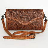 American Darling ADBGZ656 Wallet Hand Tooled Genuine Leather Women Bag Western Handbag Purse