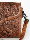 American Darling ADBGZ656 Wallet Hand Tooled Genuine Leather Women Bag Western Handbag Purse