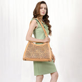 American Darling ADBGZ658 Hobo Hand Tooled Genuine Leather Women Bag Western Handbag Purse