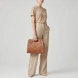 American Darling Clutch Hand Tooled Genuine Leather Women Bag Western Handbag Purse