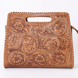American Darling ADBGZ660 Clutch Hand Tooled Genuine Leather Women Bag Western Handbag Purse